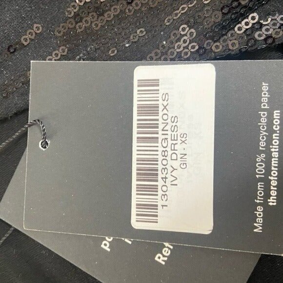 Reformation Ivy Dress in Gin - Picture 2 of 2